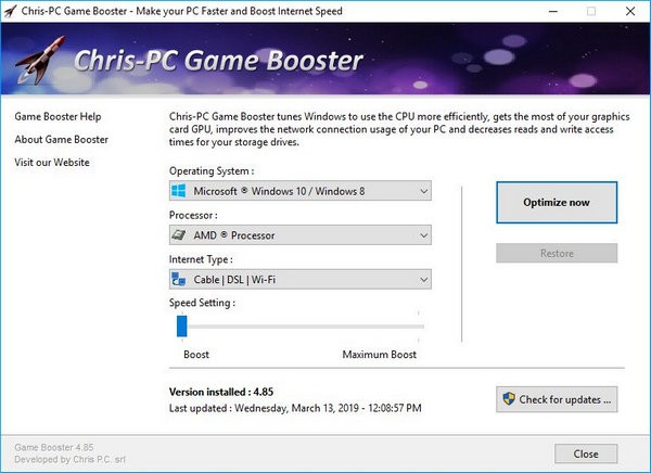 Chris-PC RAM Booster 7.06.30 download the new