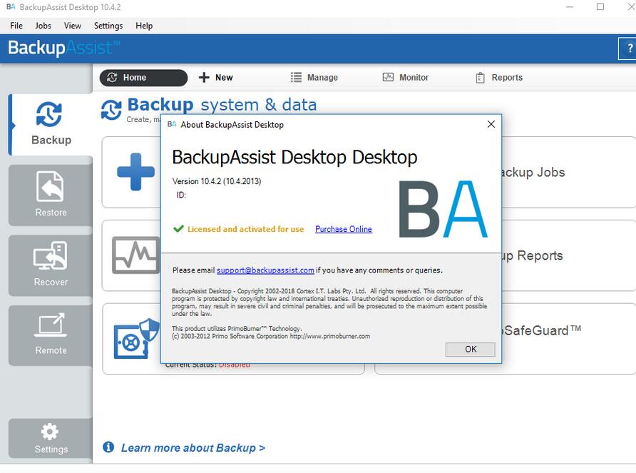 downloading BackupAssist Classic 12.0.5