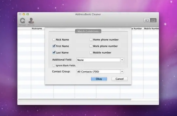 AddressBook Cleaner For Mac