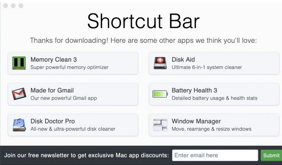 Shortcut Bar for Mac