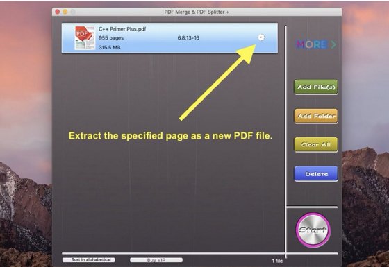 PDF Merge PDF Splitter for Mac