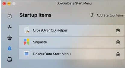 DoYourData Start Menu for mac